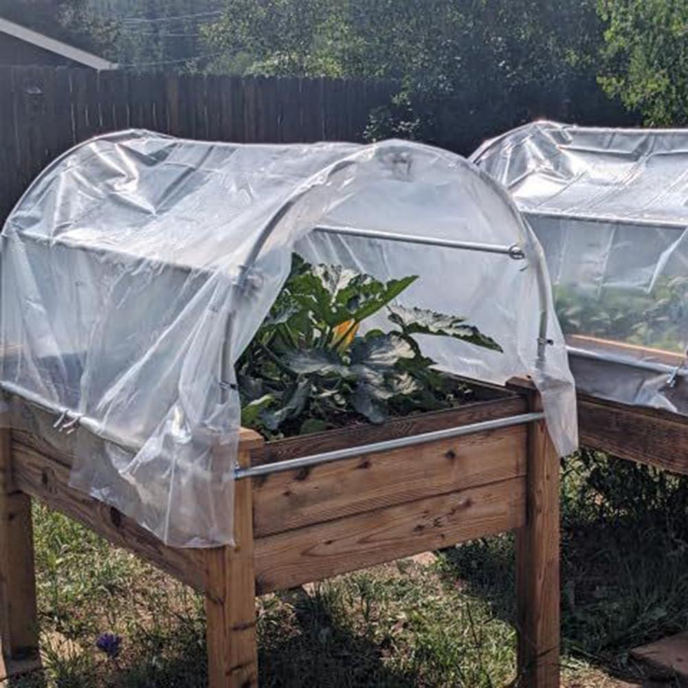 Greenhouse Plastic Film - 透明な温室用フィルム、園芸用プラスチックシート、屋外の庭の野菜保護用植物カバー