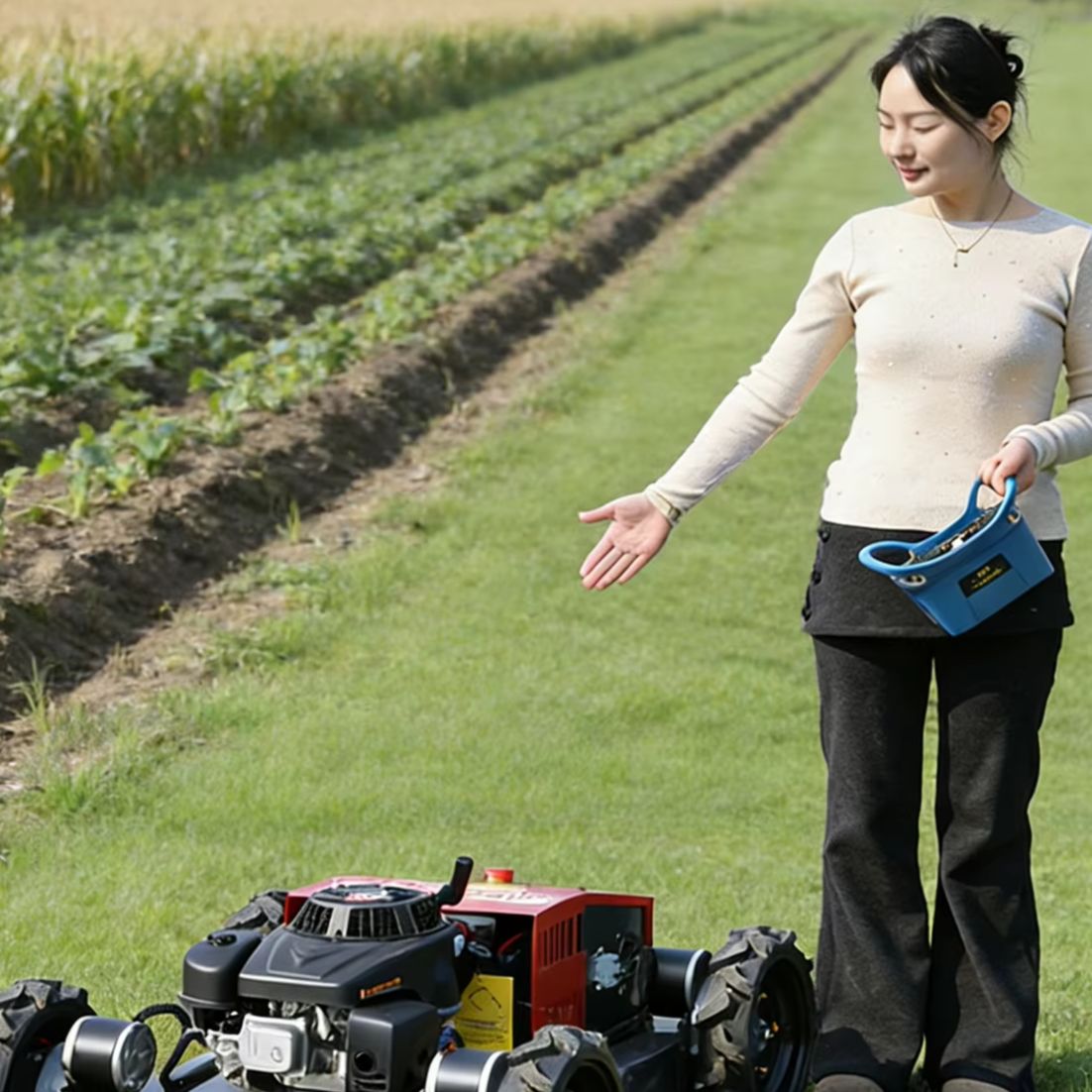 Agriculture Farming Practices - カスタマイズ可能なヘビーデューティーリモート式フレールモア、スペアブレードツールキット、農業用実用ユーザーマニュアル付き