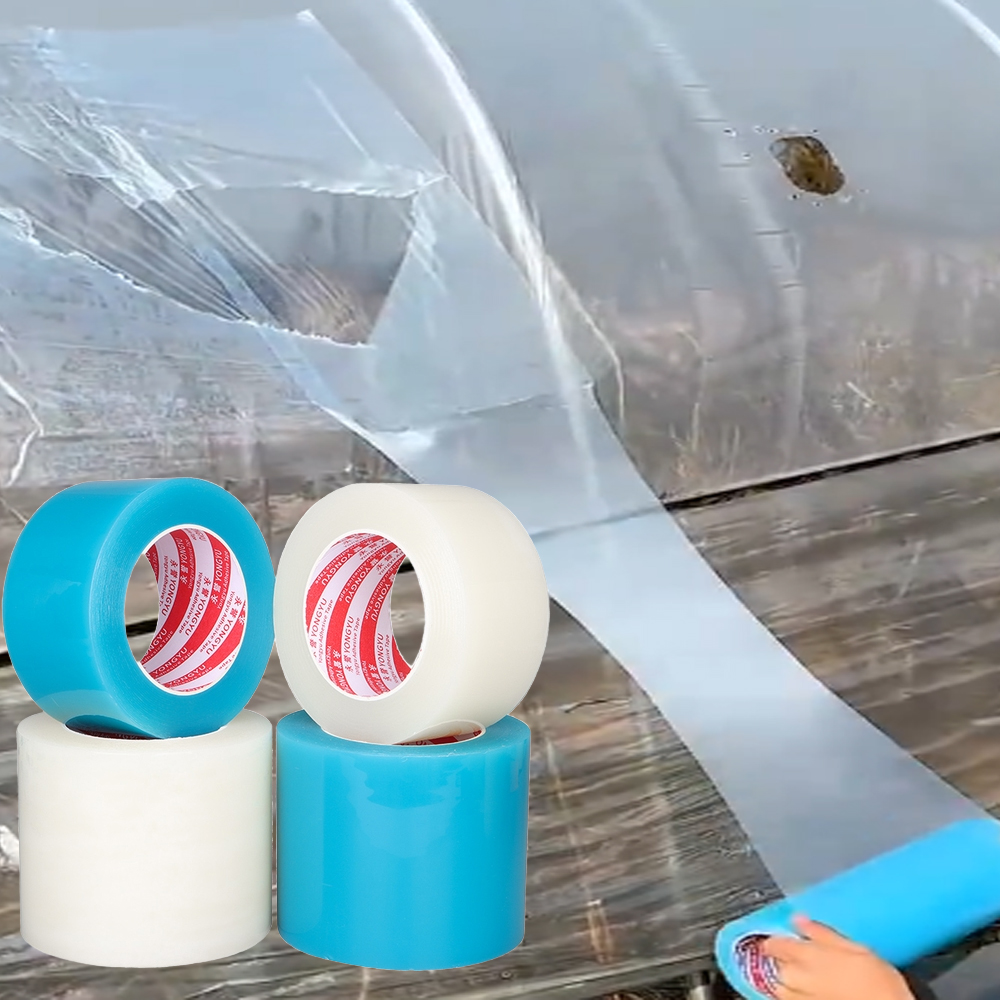 Greenhouse Plastic Film - 強粘着温室補修テープ - 防水、PEフィルムや屋外用に最適な多目的プラスチックフィルム補修テープ
