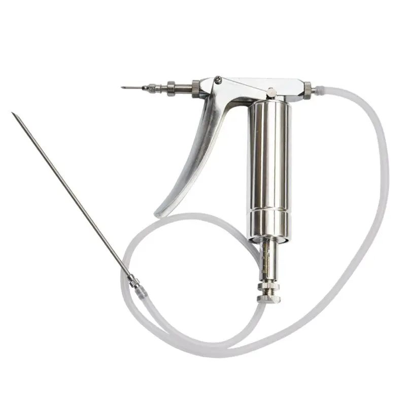 Veterinary Syringe Gun - 調整可能な連続シリンジ、ステンレス鋼エンジンシリンジ、獣医器具、ガン、2ml