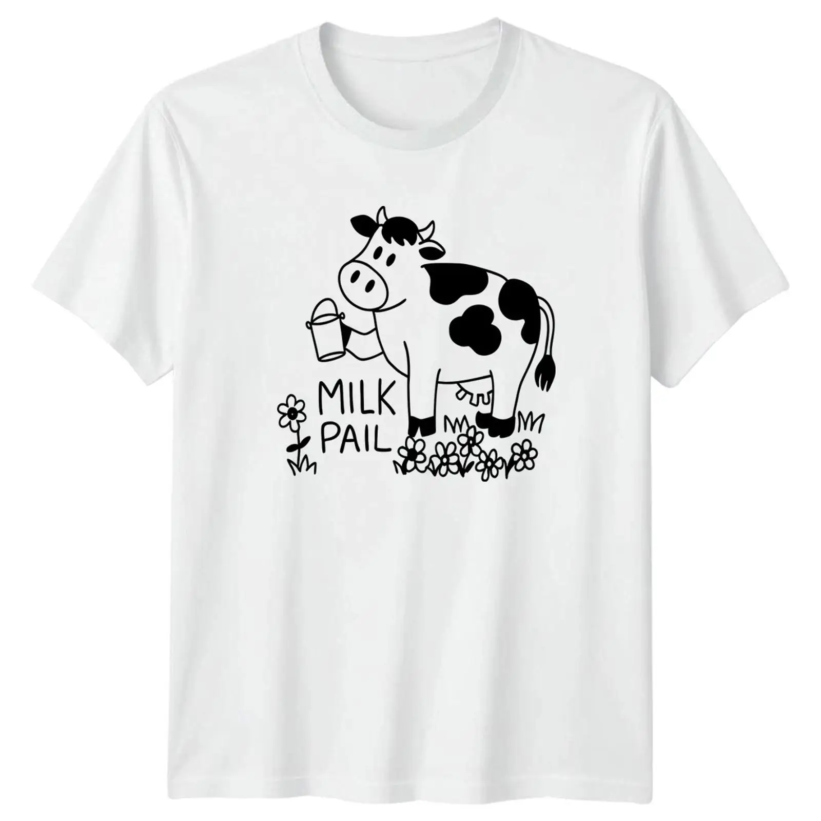 Agriculture Farm House - ミルクバケツTシャツ 牛柄 ファームハウス アグリカルチャー 2026 男女兼用