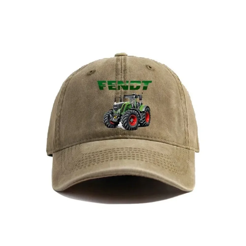 Agriculture Farming Hats - 新しい 2025 フェント農業トラクター ダメージ加工野球帽 クールなメンズ レトロ