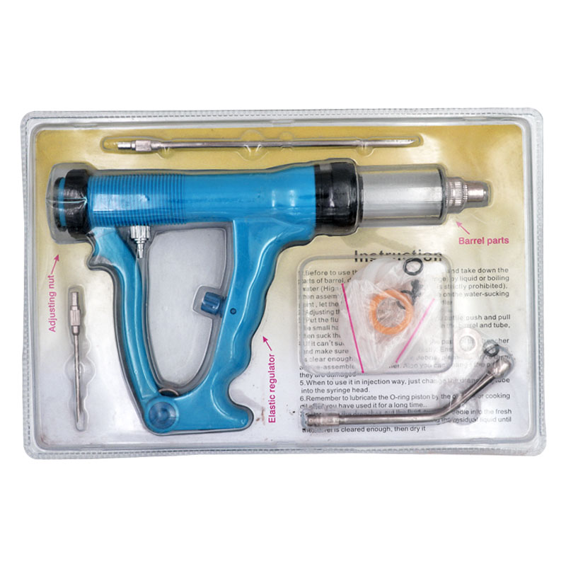 Veterinary Syringe Gun - 動物,家畜,豚,牛,羊,山羊,家畜用の調整可能なプラスチック製連続給餌ガン