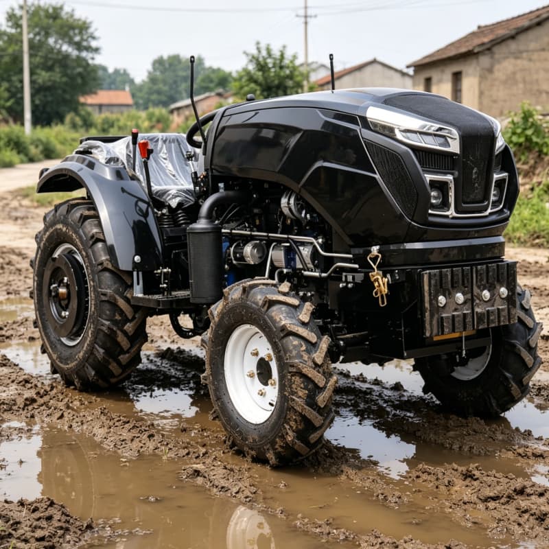 カスタマイズされた高出力四輪プラウ機、60馬力ホイールトラク - Farming Agriculture & Cooking のレビューと価格