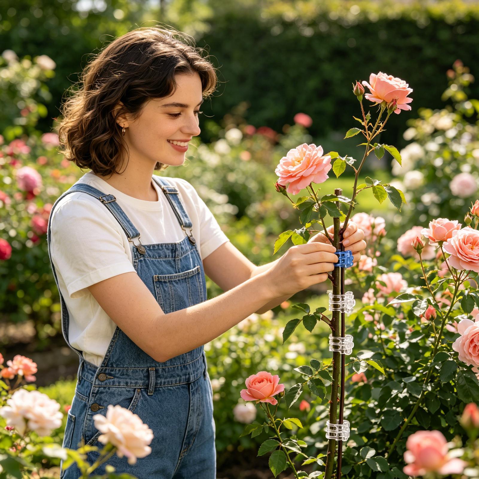 オーキッドクリップ 60個入り 蝶型花茎サポートクランプ 温 - Greenhouse Plastic Film のレビューと価格