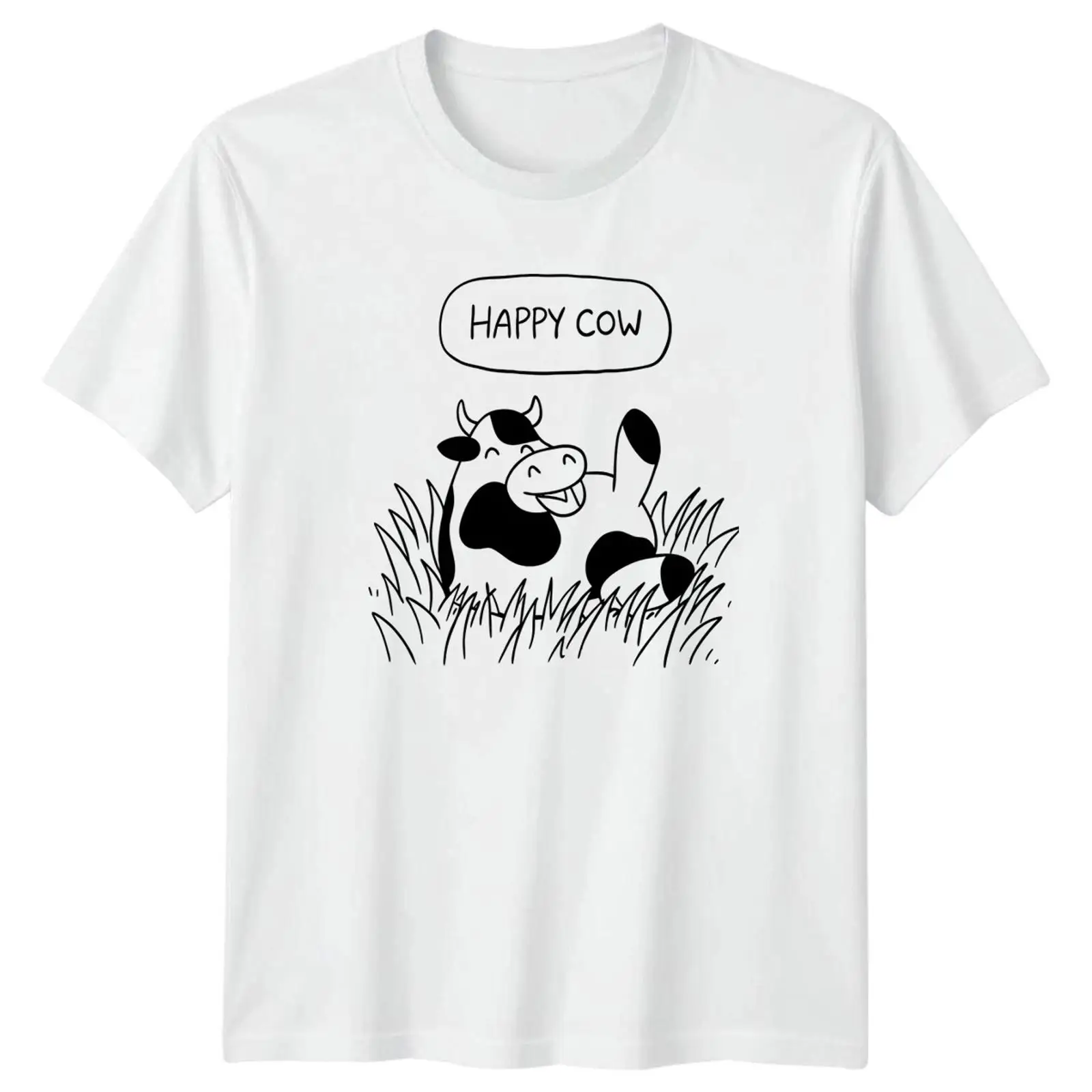 ハッピーカウTシャツ ドイツの農家風デザイン 男女兼用 ヴィ - Agriculture Farm House のレビューと価格