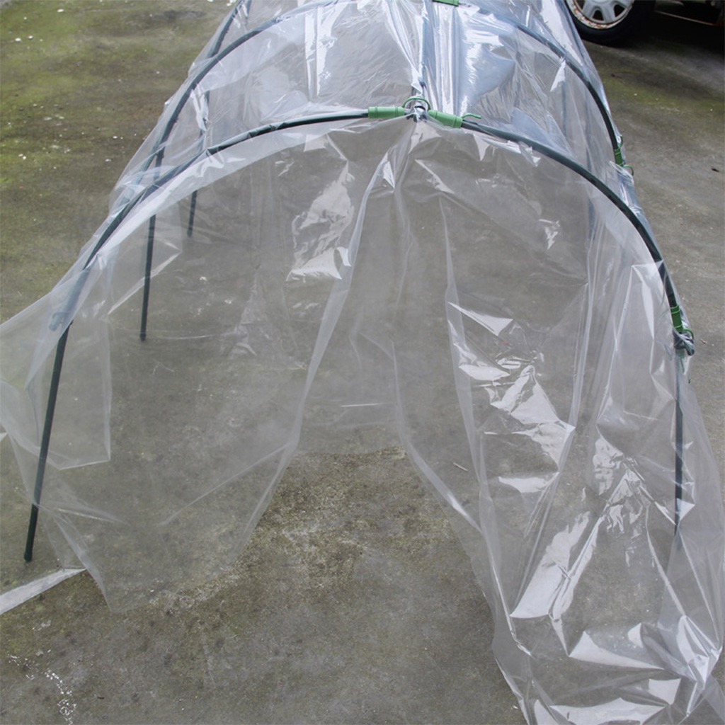 透明な温室野菜栽培用カバー、透明プラスチック製小型アーチ型小 - Greenhouse Plastic Film のレビューと価格