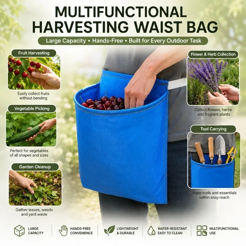 プレミアム耐久性農業用ピッキングエプロン 防水ポータブル果物 - Agriculture Farming Practices のレビューと価格