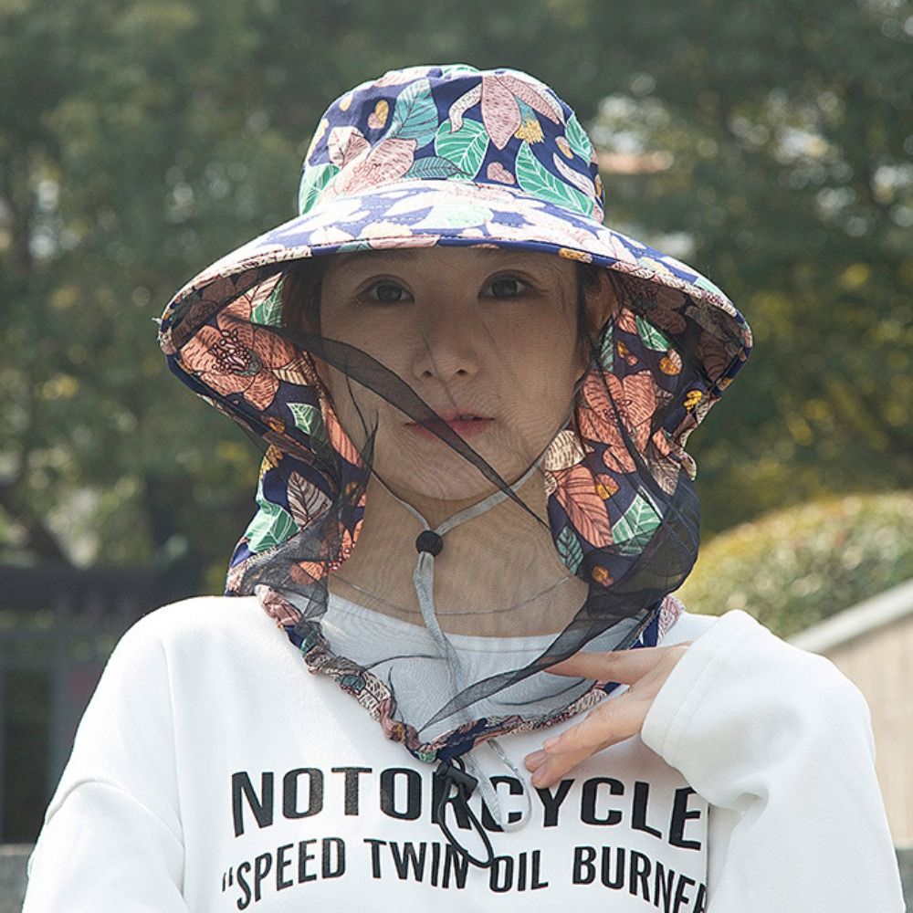 印刷用蜂蚊よけ帽子日焼け止めフェイスマスクメッシュ茶摘み帽子 - Agriculture Farming Hats のレビューと価格