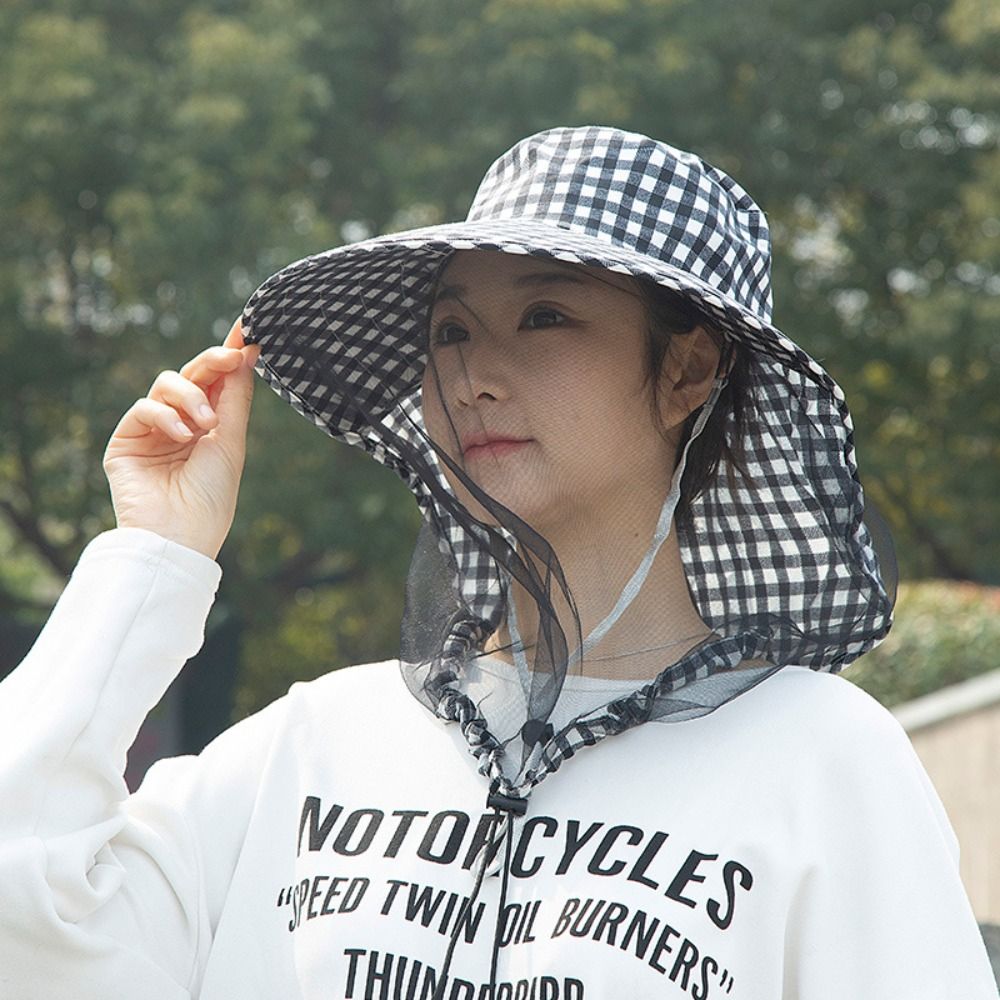 印刷用蜂蚊よけ帽子日焼け止めフェイスマスクメッシュ茶摘み帽子 - Agriculture Farming Hats のレビューと価格