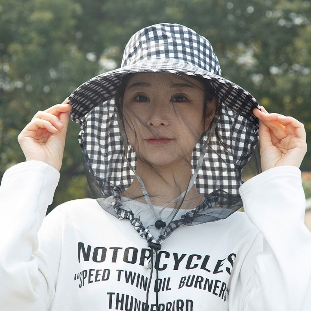 印刷用蜂蚊よけ帽子日焼け止めフェイスマスクメッシュ茶摘み帽子 - Agriculture Farming Hats のレビューと価格