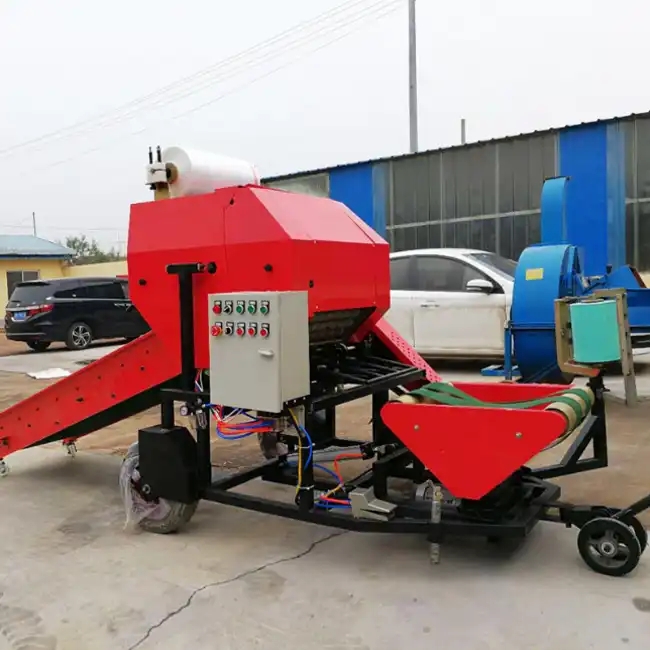 モバイル一体型サイレージ梱包機・ラッピング機、農場向け現地飼 - Agriculture Farming Process のレビューと価格