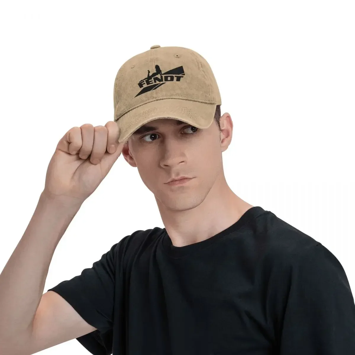 新しいフェントトラクター農業農業男性女性野球帽ディストレスト - Agriculture Farming Hats のレビューと価格