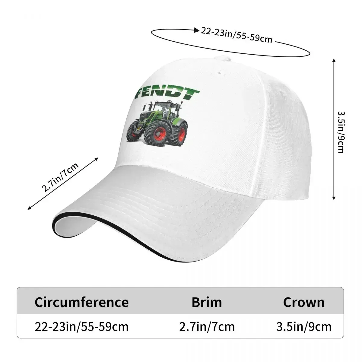 新しいトラクター・フェント農業用野球帽、ヒップホップ・サンド - Agriculture Farming Hats のレビューと価格