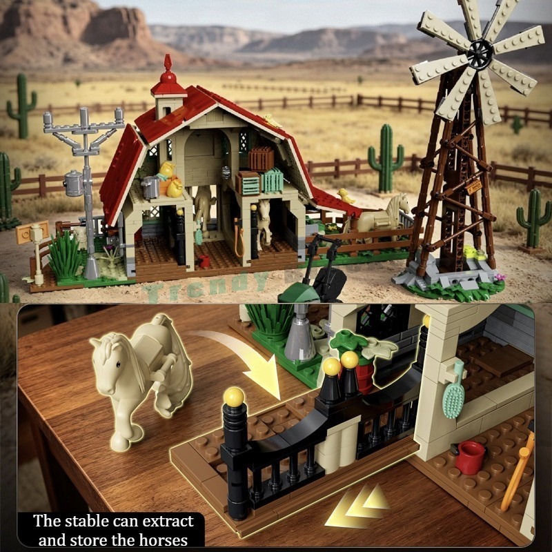 1359ピース ウェスタン風車牧場キャビンストリートビュービ - Agriculture Farm House のレビューと価格