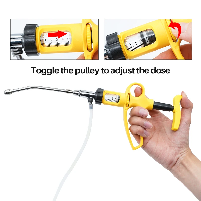 1セット5ml/10ml調整可能連続注射器注入装置、獣医用注 - Veterinary Syringe Gun のレビューと価格