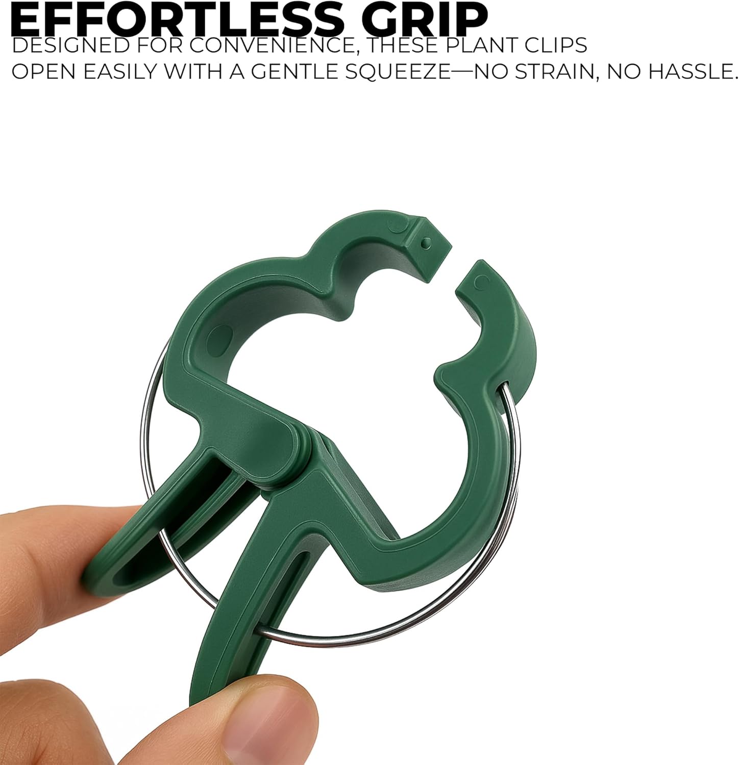 頑丈な園芸用植物クリップ 再利用可能なクイッククリップ グリ - Greenhouse Plastic Film のレビューと価格