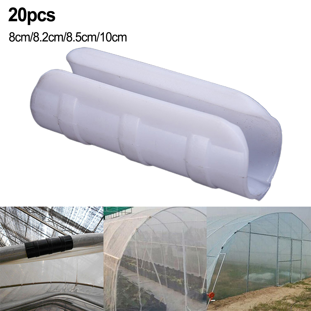 20 個温室フレームフィルムバックルクリップ温室スナップクラ - Greenhouse Plastic Film のレビューと価格